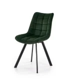 CHAIR K 332, DARK GREEN / BLACK order